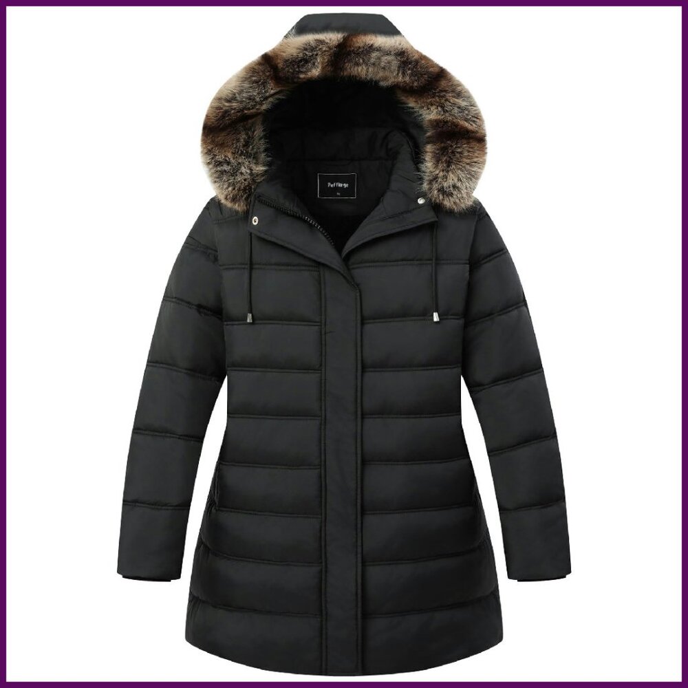 Plus Size Down Puffer Jacket Windproof Waterproof… - image 1